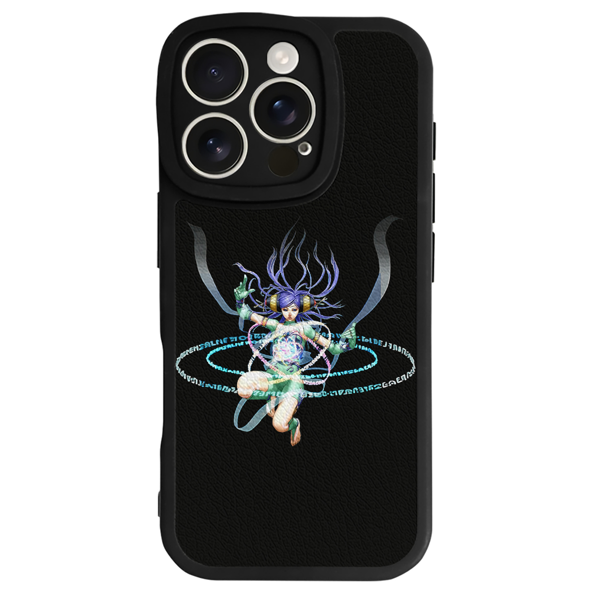 （画像用） 遊☆戯☆王 Yu-Gi-Oh! 【iPhone 16シリーズ対応】シリコンスマホケース（レザー調） 材質：シリコン
